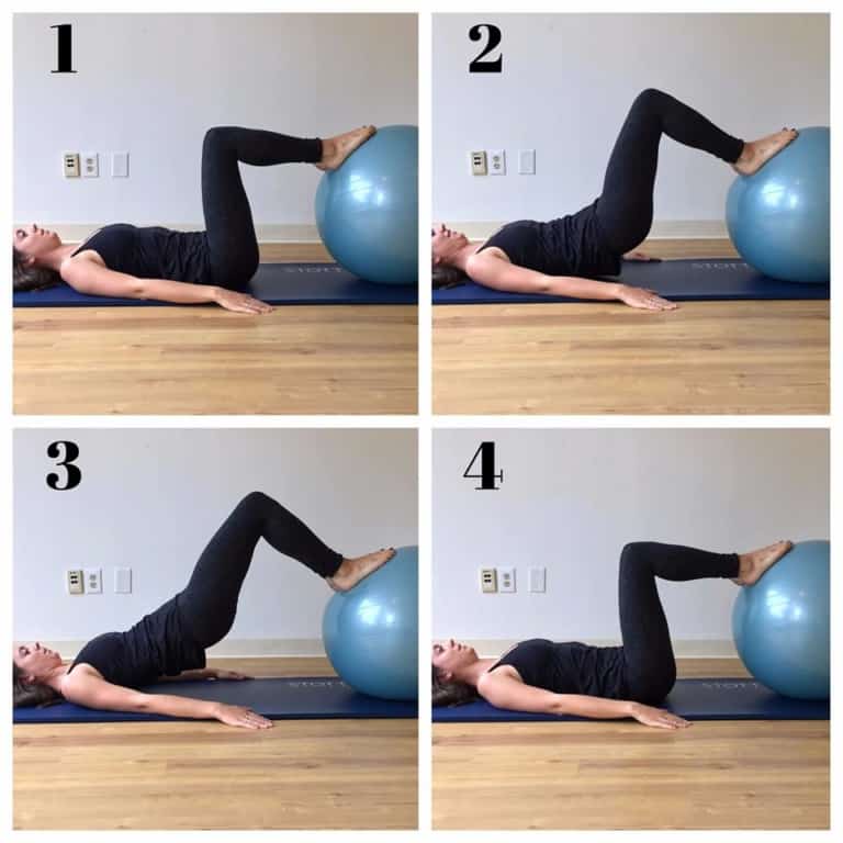 Home Exercise Hip Rolls on the Stability Ball Pacific Northwest Pilates